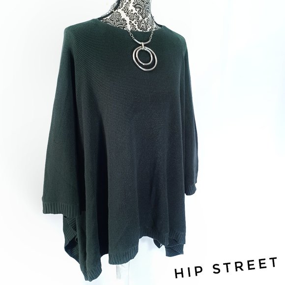 lululemon athletica Sweaters - LULULEMON Olive Green Pull Over Sweater Knit Poncho One Size